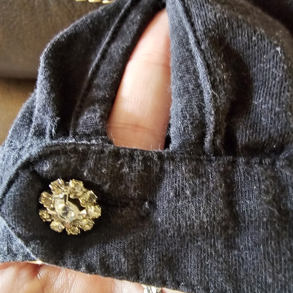 BEBE Rhinestone tee shirt - Picture 8 of 9